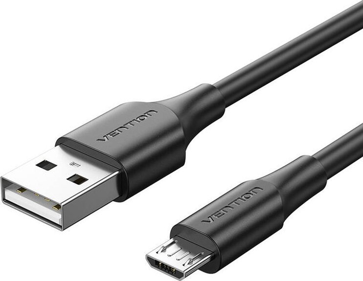 Kabllo USB në Micro USB Vention, 2A, 2m, e zezë