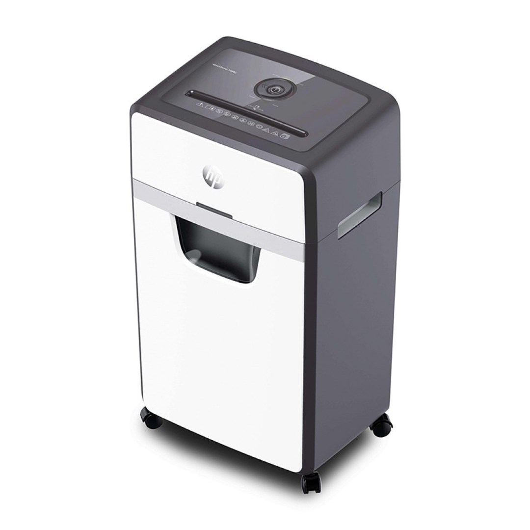 Shredder HP OneShred 16MC P-5, 16 fletë, 680 W, bardh e zi