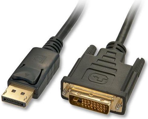 Lindy DisplayPort до DVI-D адаптерски кабел, 1 m