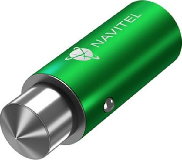 Karikues për veturë Navitel UC3203 (UC323), 2x USB-A, 3 A, i gjelbër