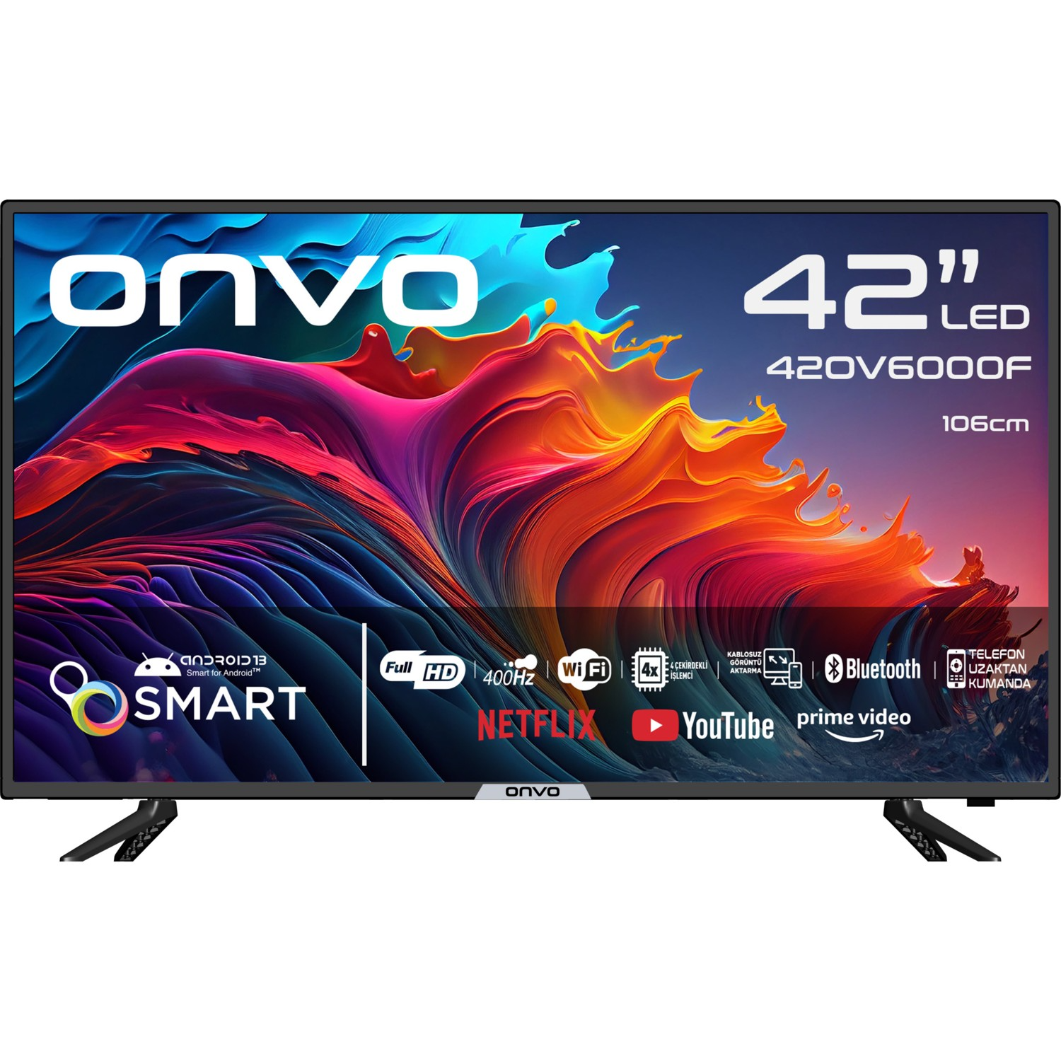 Televizor Onvo 42OV6000F, 42", LED, Full HD, Smart, Android