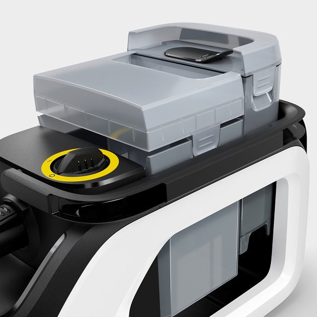 Fshesë me ujë Karcher SE 3 Compact Home, pastrim i lagësht, me kabllo, e bardhë