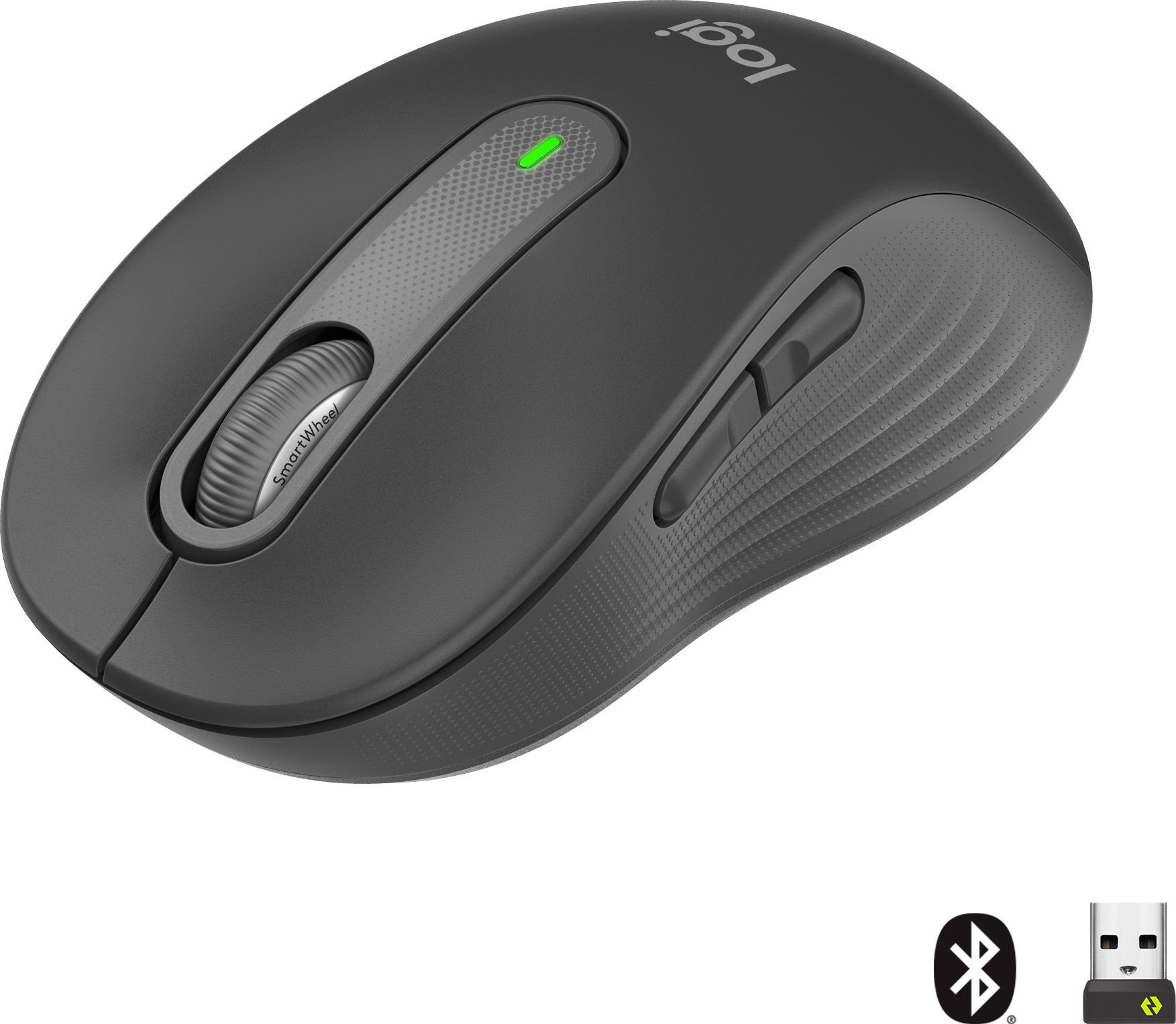 Maus Logitech M650, pa tela, optik, gri grafit