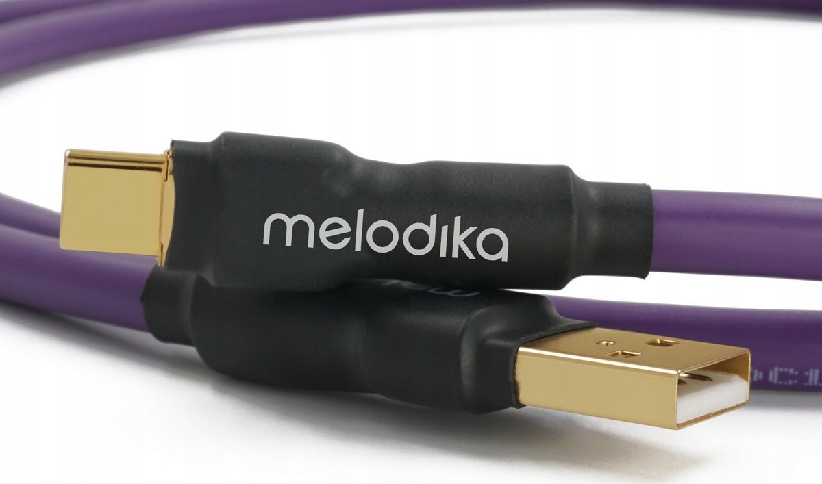 Kabllo USB Melodika MDUAC10, USB A në USB C, 1m, e zezë