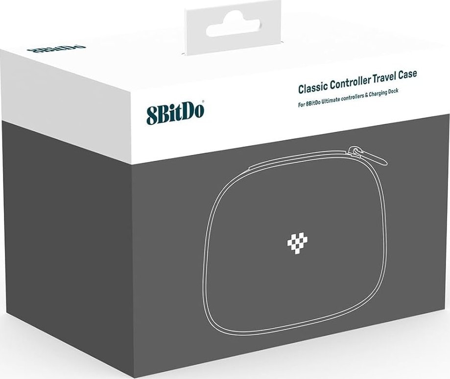 Çantë mbrojtëse 8BitDo Case për Ultimate 2 dhe Ultimate 2.4G, për gamepad me bazë karikimi, e zezë