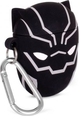 Këllëf mbrojtës Thumbs Up Black Panther, 3D, për AirPods, i zi