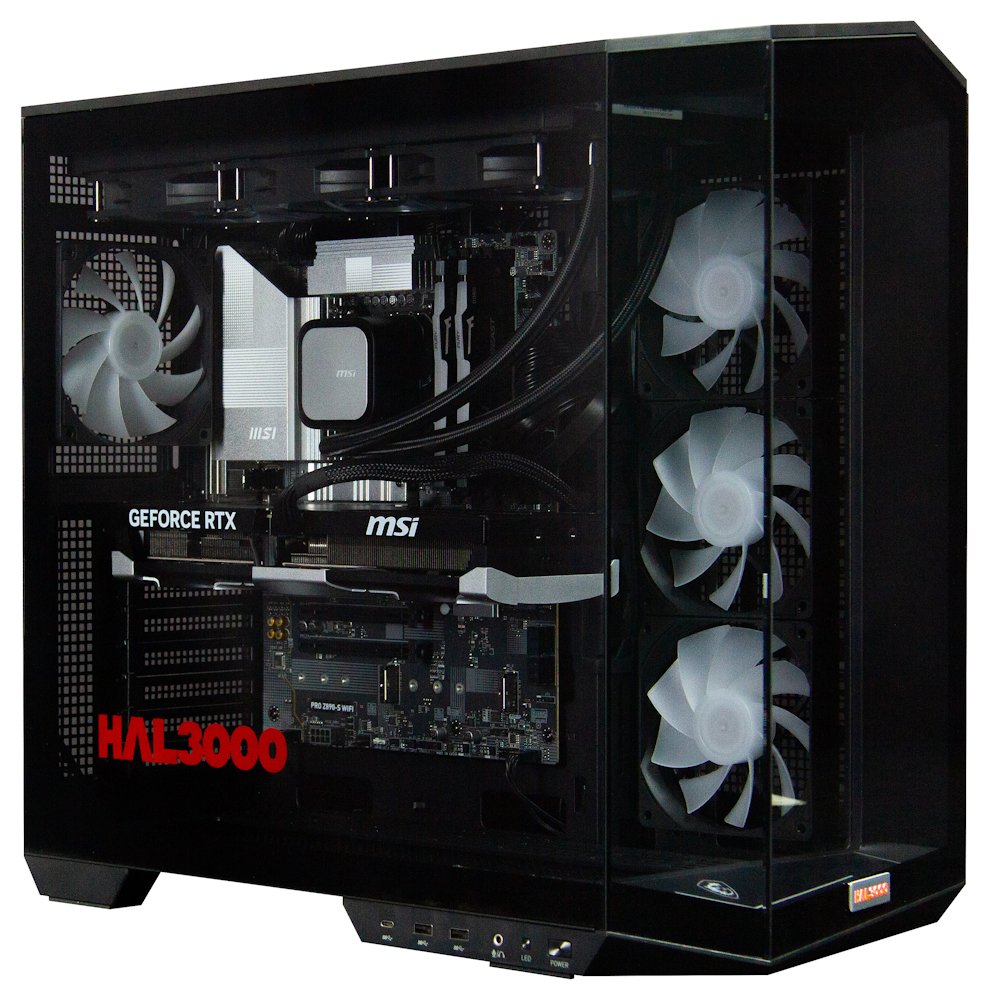 Kompjuter HAL3000 Master Gamer Elite-K, Intel Core Ultra 5 245KF, 32GB RAM, 2TB SSD, RTX 5070 Ti, i zi
