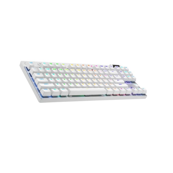 Tastierë Logitech PRO X TKL Lightspeed GX Brown (920-012148), e bardhë