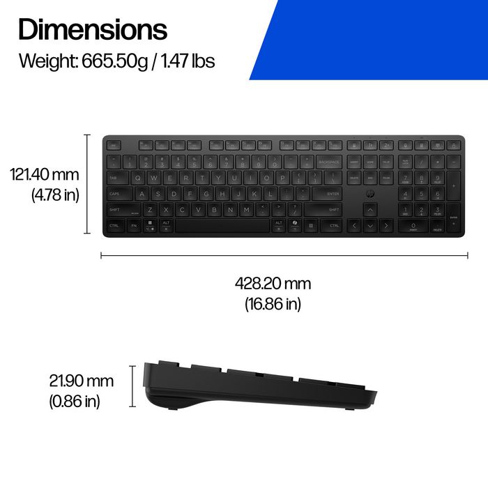 Tastierë HP 495K Multi Device Dual Mode, multi pajisje, wireless