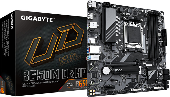 Pllakë amë GIGABYTE B650M D3HP - AMD B650