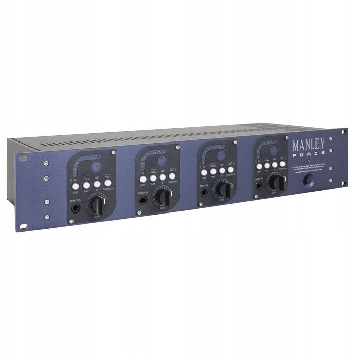 Preamp mikrofoni Manley Labs Force, 4 kanale, për studio, vjollcë