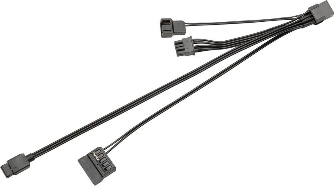 Делител на сигнал EKWB EK Loop OmniLink SATA, D RGB, 4-пински PWM, црн