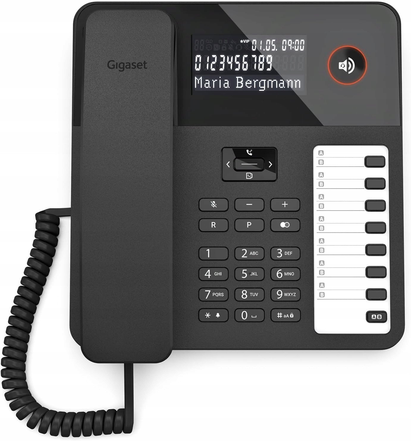Telefoni tavoline Gigaset DESK 600, ekran LCD, handsfree, i zi