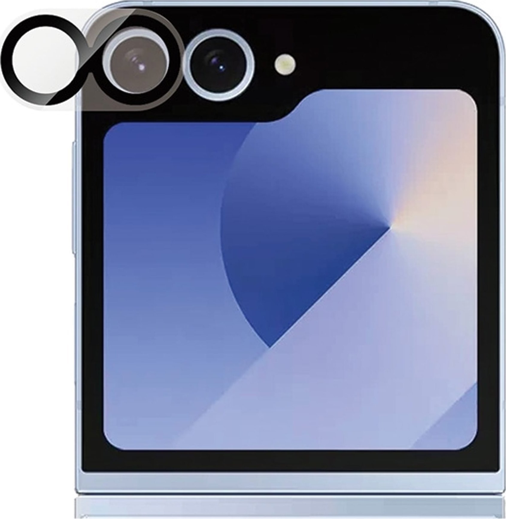 Mbrojtës kamere PanzerGlass PicturePerfect Samsung Galaxy Z Flip6, xham i tejdukshëm, rezistent ndaj gërvishtjeve