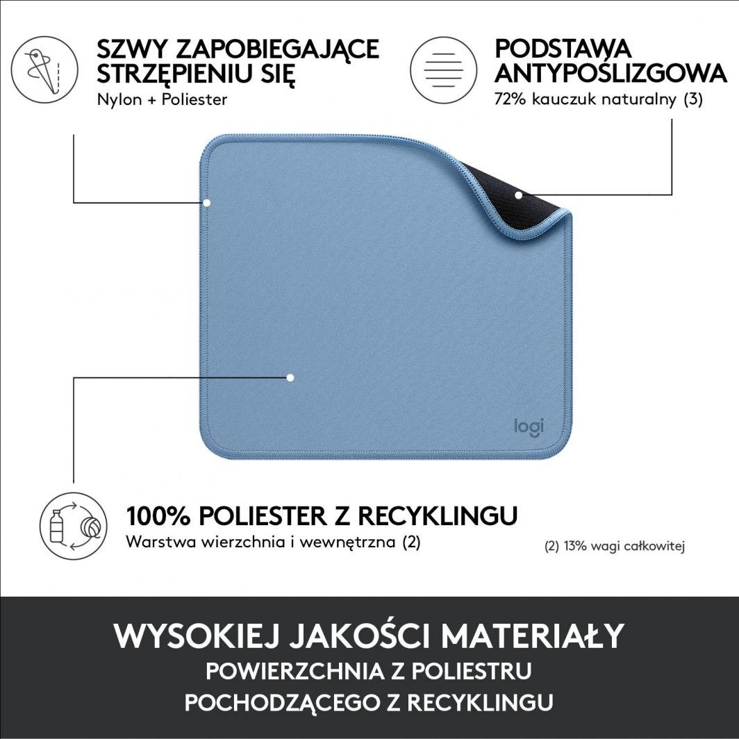 Mauspad Logitech Studio Series, e kaltër