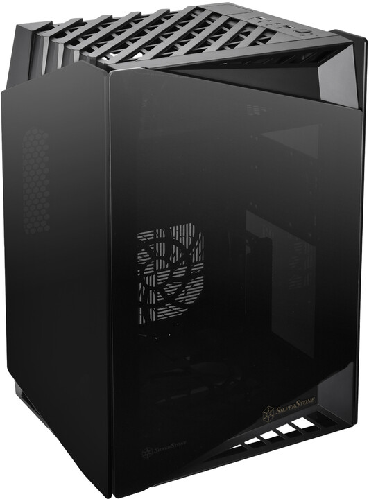 Kasë kompjuteri SilverStone Lucid LD03, TG, e zezë