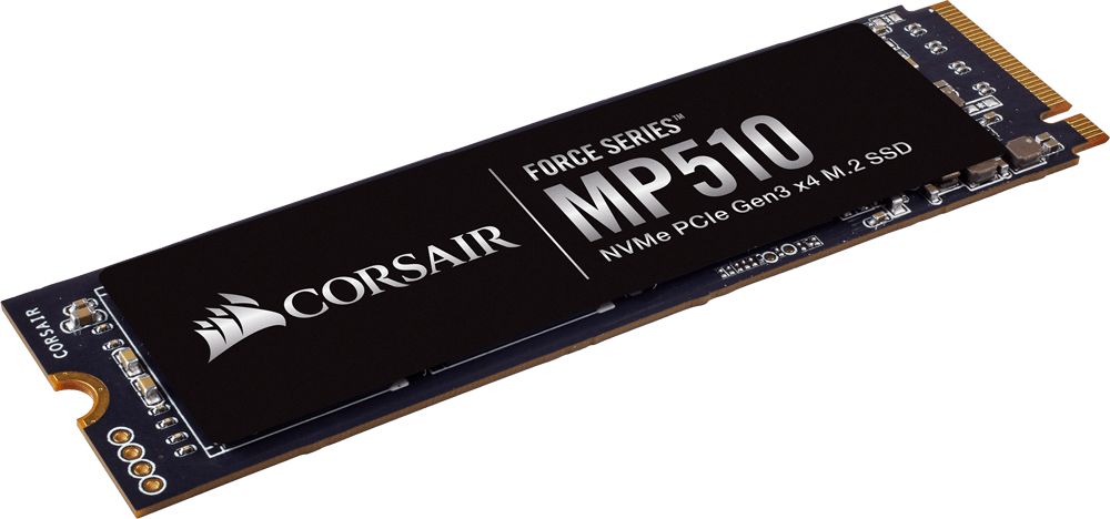 Hard disk SSD Corsair MP510, 960 GB, M.2 2280 PCI-E x4 Gen3 NVMe (CSSD-F960GBMP510B)