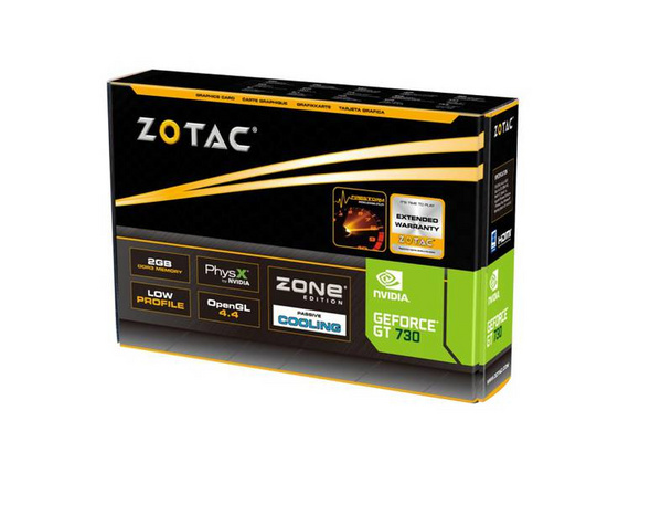 Kartelë grafike Zotac GeForce GT 730 Zone 2GB DDR3