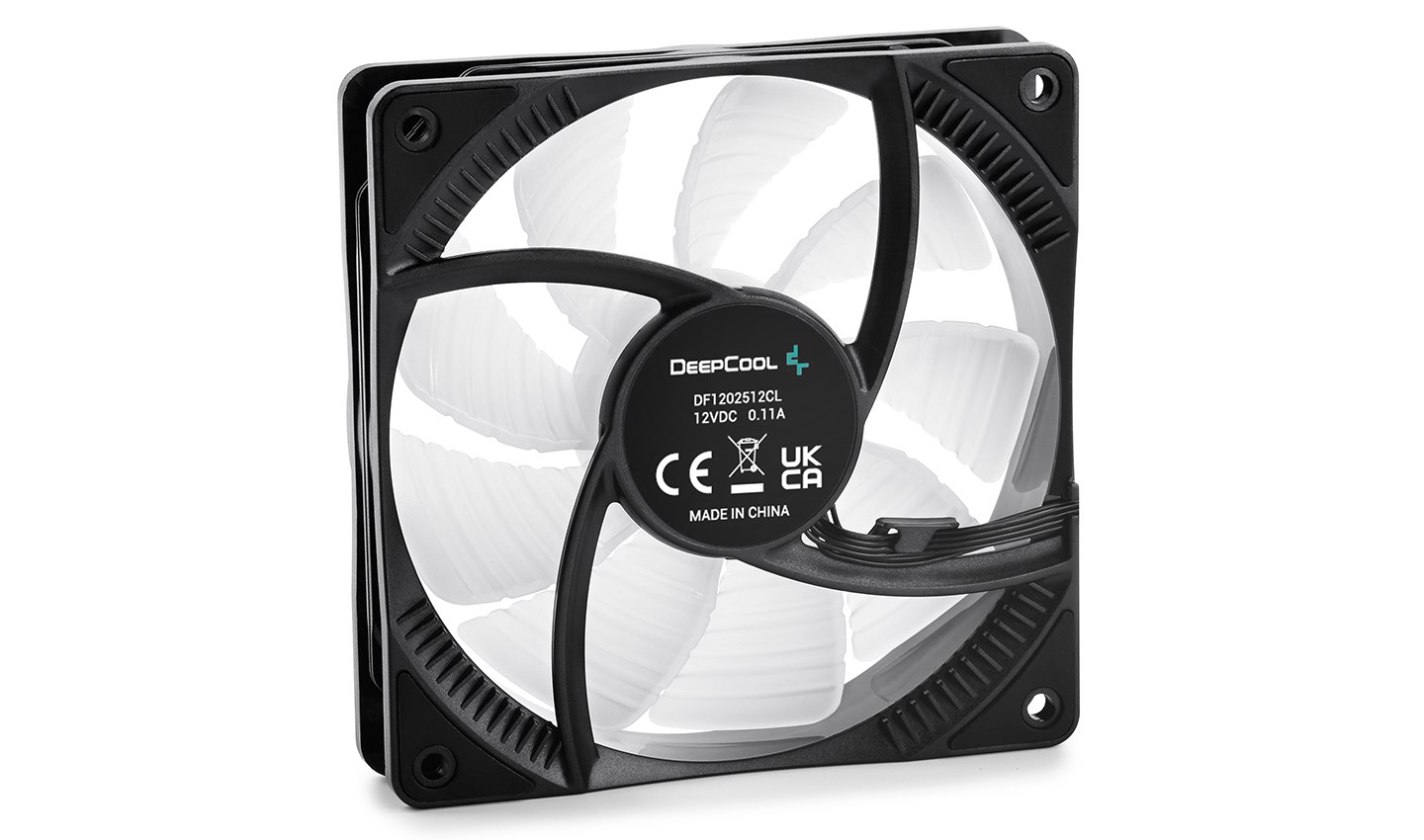 Ftohës Deepcool RF120M, 5 copë, 12 cm, i zi / i tejdukshëm