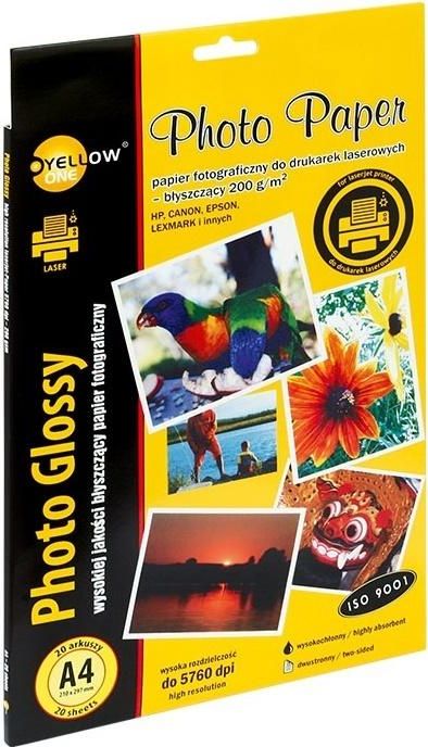 Letër fotografike për printer Yellow One 350130, A4, 200g/m2
