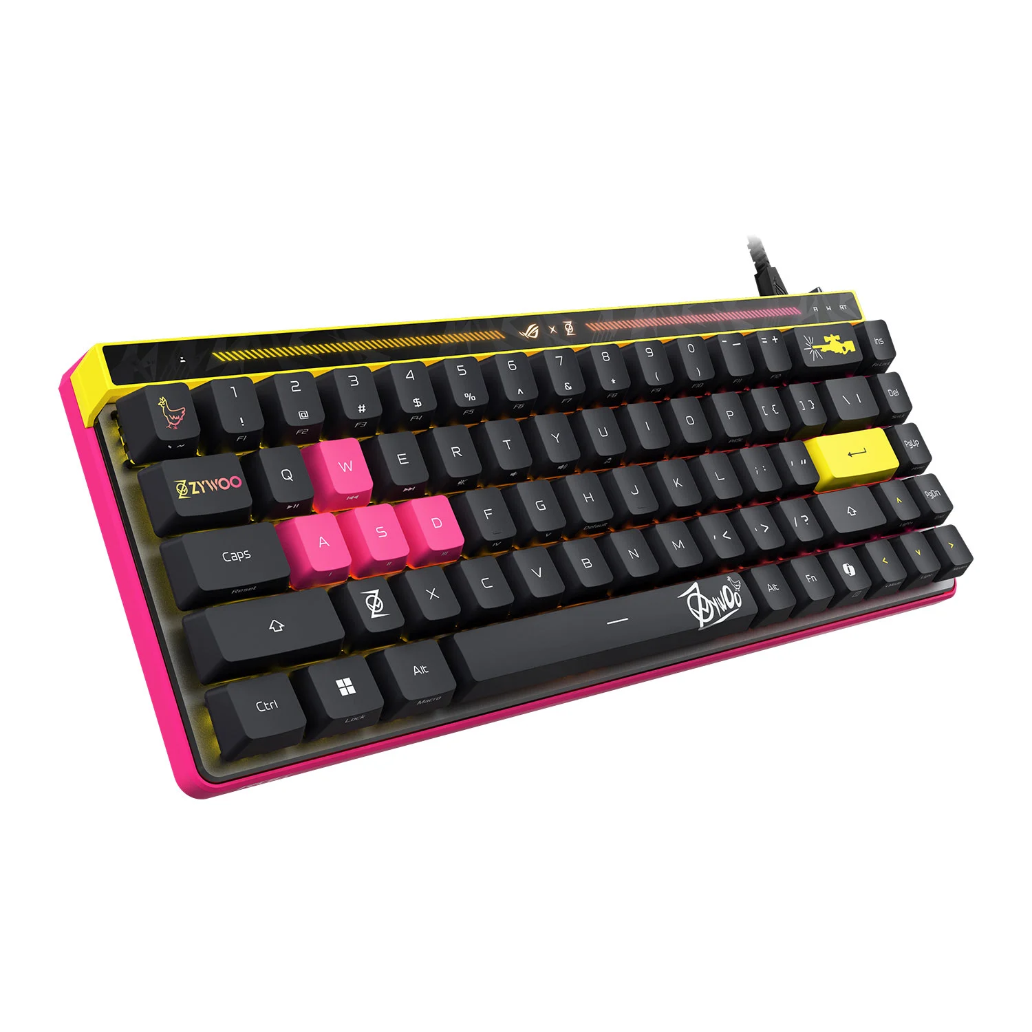Tastierë ASUS ROG Falchion Ace HFX ZywOo, e zezë