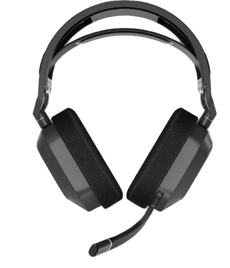 Слушалки Corsair CA-9011295-EU, безжични, гејминг, црни