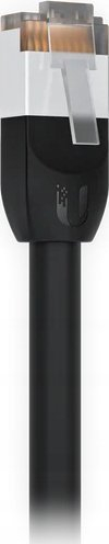 Kabllo rrjeti Ubiquiti UACC Cable Patch Outdoor, Cat5e STP, 1m, e zezë
