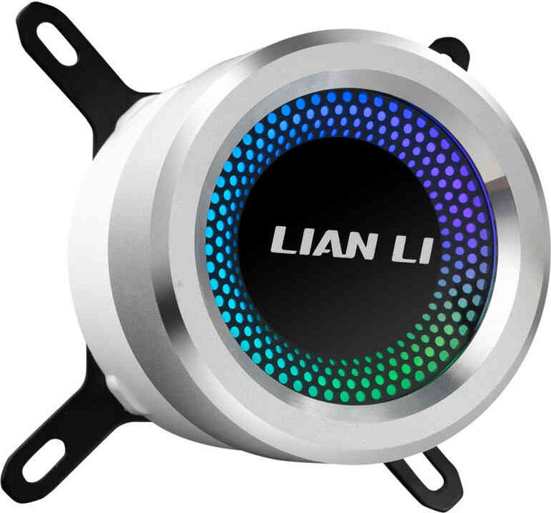 Ftohës uji për CPU Lian Li Galahad 240 SL V2, radiator 240mm, ARGB, i bardhë