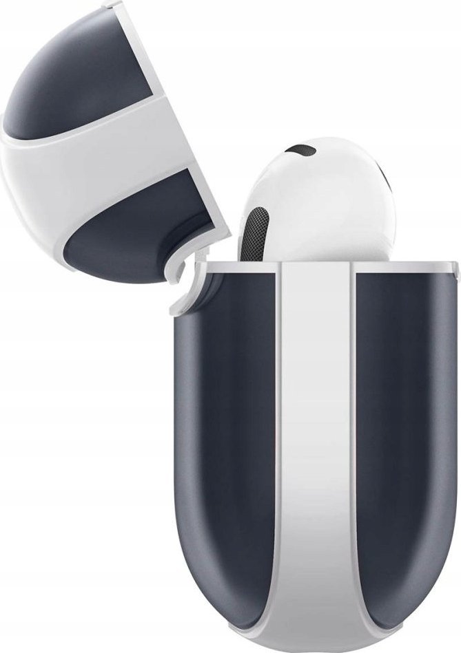 Mbulesë Spigen Classic C1 për AirPods 4, polikarbonat, ngjyrë grafit