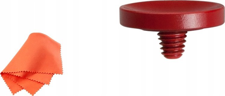 Buton shkrepësi metalik JJC SRB C11DR CL JWY, për kamera Fujifilm dhe Leica, dark red