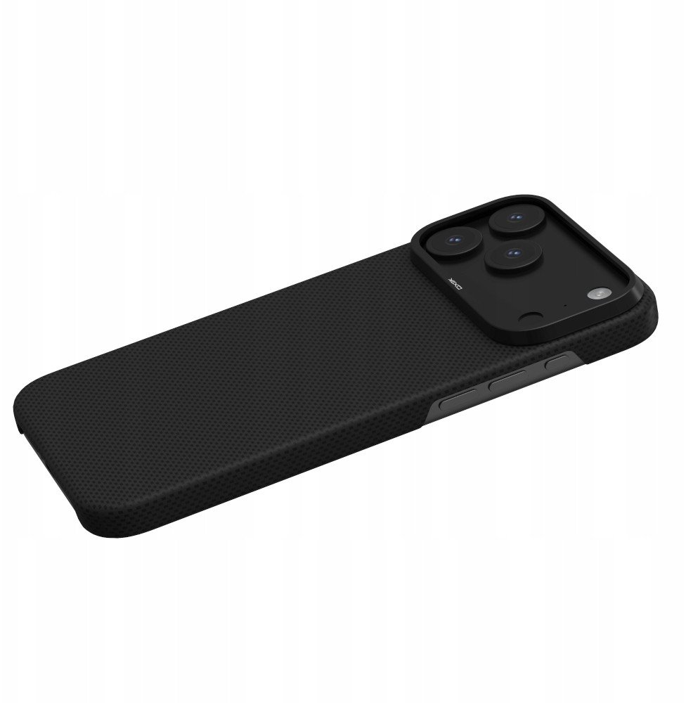 Maskë mbrojtëse YAXO Aramid Fiber Ultra Slim për iPhone 17 Pro Max, MagSafe, e zezë