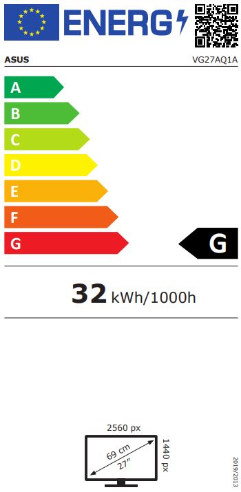 Monitor ASUS TUF Gaming VG27AQ1A, 27", WQHD, 170Hz, IPS, i zi