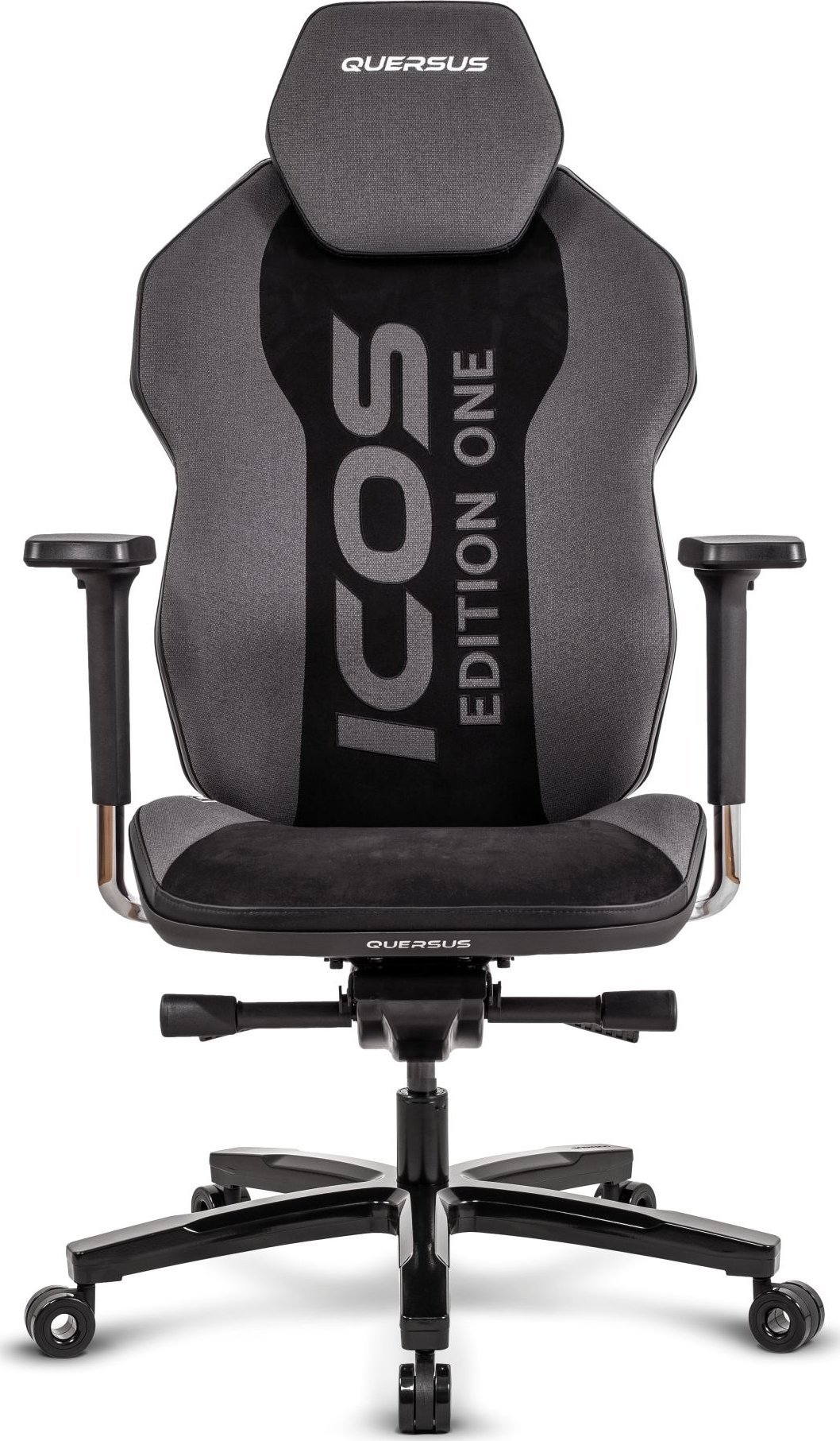 Karrige gaming QUERSUS ICOS SWF, ergonomike, bazë alumini, e zezë