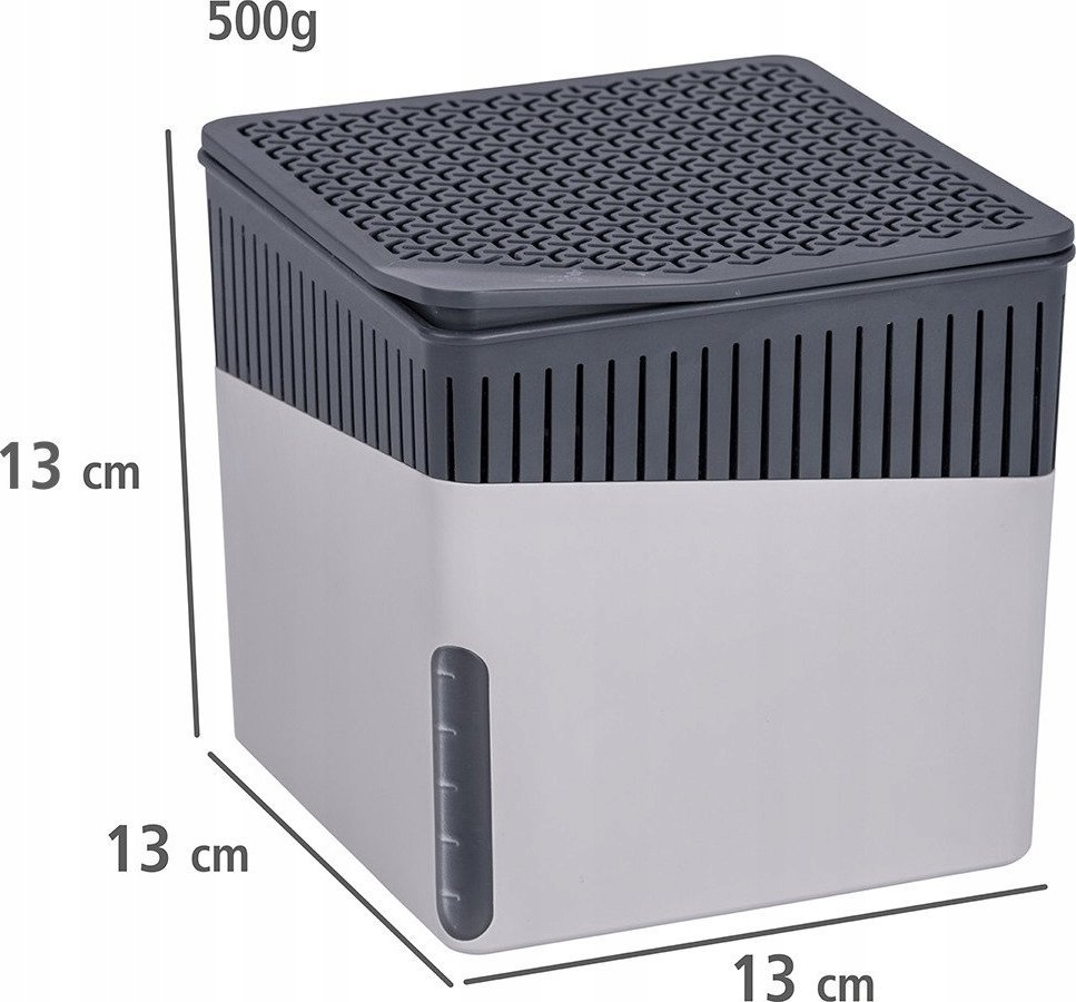 Tharës lagështie Wenko Cube, 500g, plastikë, gri