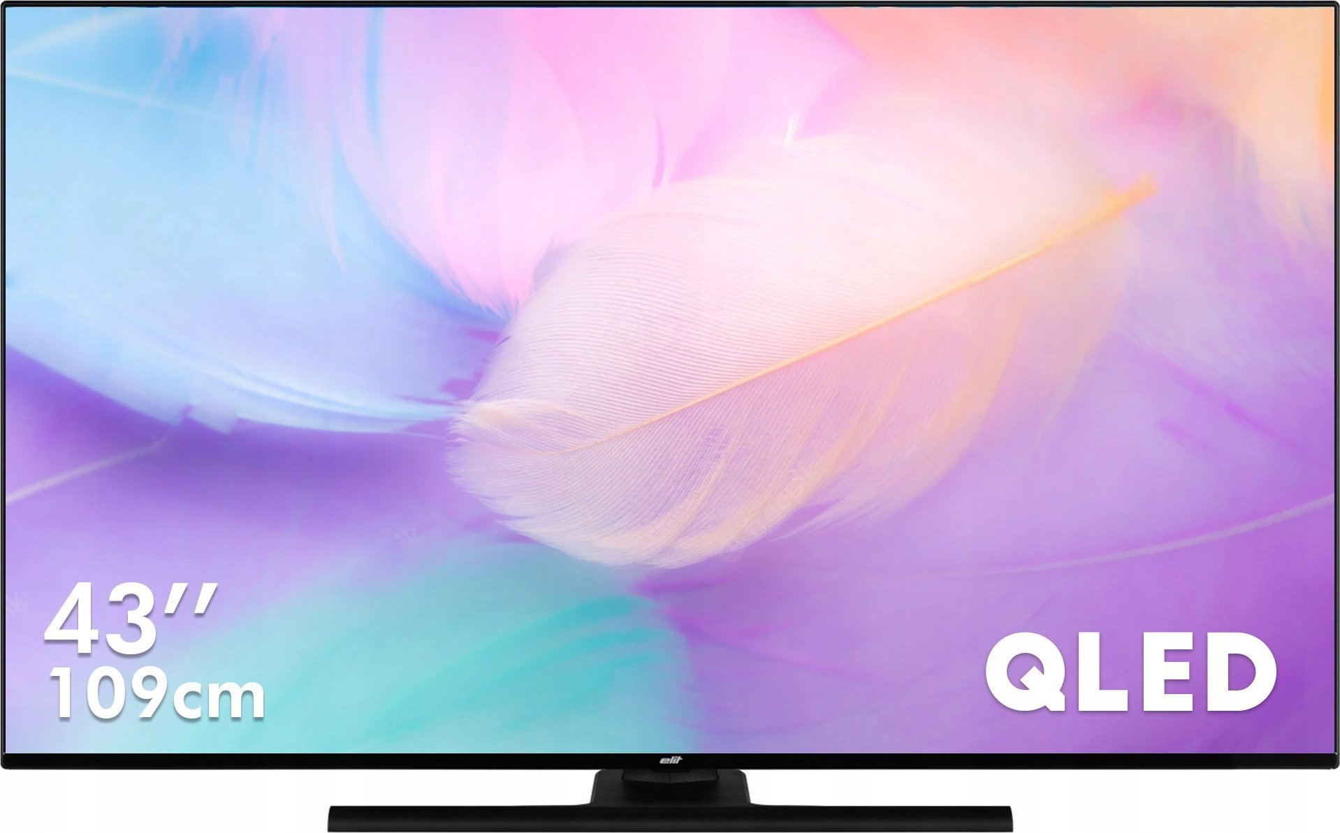 Televizor Elit TV Q-4322UHDTS2, 43", QLED, 4K Ultra HD, SMART