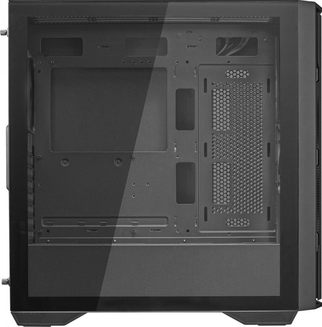 Kasë Cougar Uniface, e zezë, Midi Tower