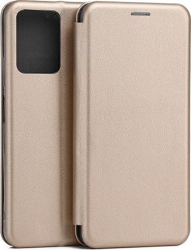 Etui libri Beline për Xiaomi Redmi Note 12 5G, magnetik, ngjyrë gold