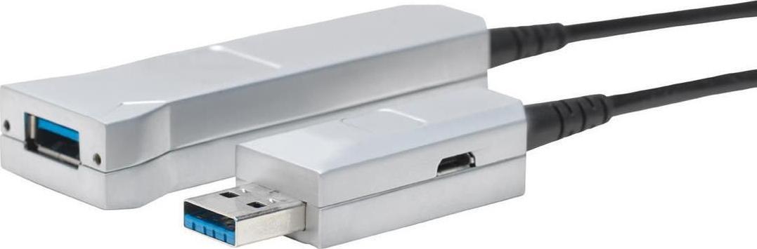 Kabllo USB VivoLink PROUSB3AAF5, USB A në USB A, 5 m, e bardhë e zezë
