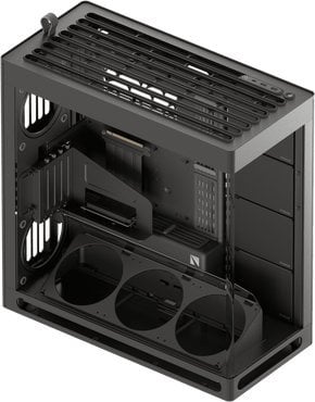 Kase kompjuteri HAVN HS420 VGPU Hybrid Dual Chamber, Mid Tower, xham i temperuar, e zezë
