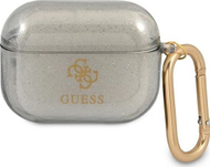 Mbulesë mbrojtëse Guess GUAPUCG4GK Glitter për AirPods Pro, TPU, gri