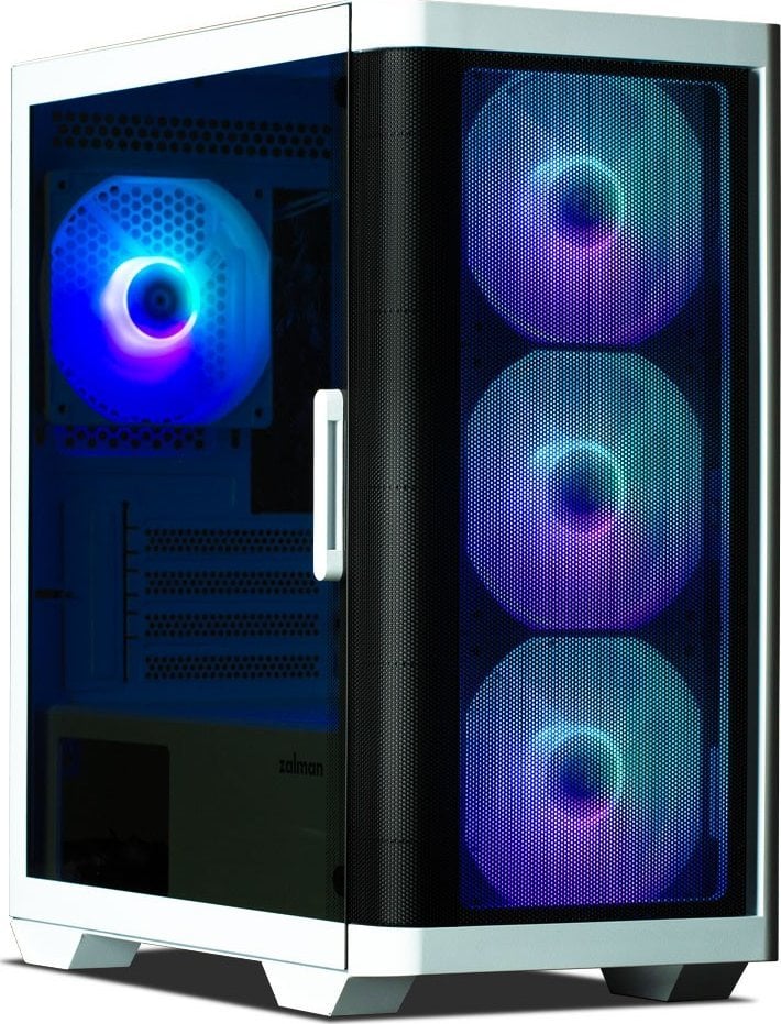 Kasë Zalman M4 ARGB, e bardhë, Mini Tower