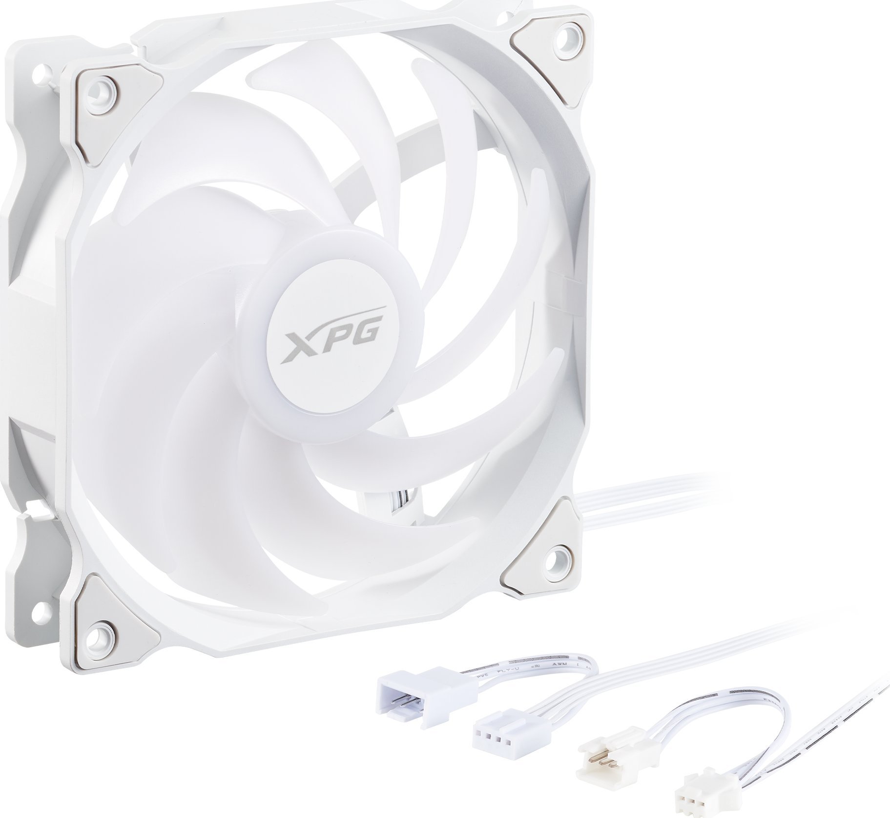 Ventilator kasë XPG VENTO 120 ARGB PWM, 12 cm, set 3 copë, i bardhë