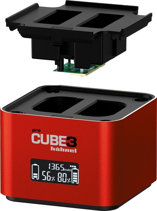 Karikues baterish Hahnel ProCube 3, për kamera Sony, USB C, ekran LCD