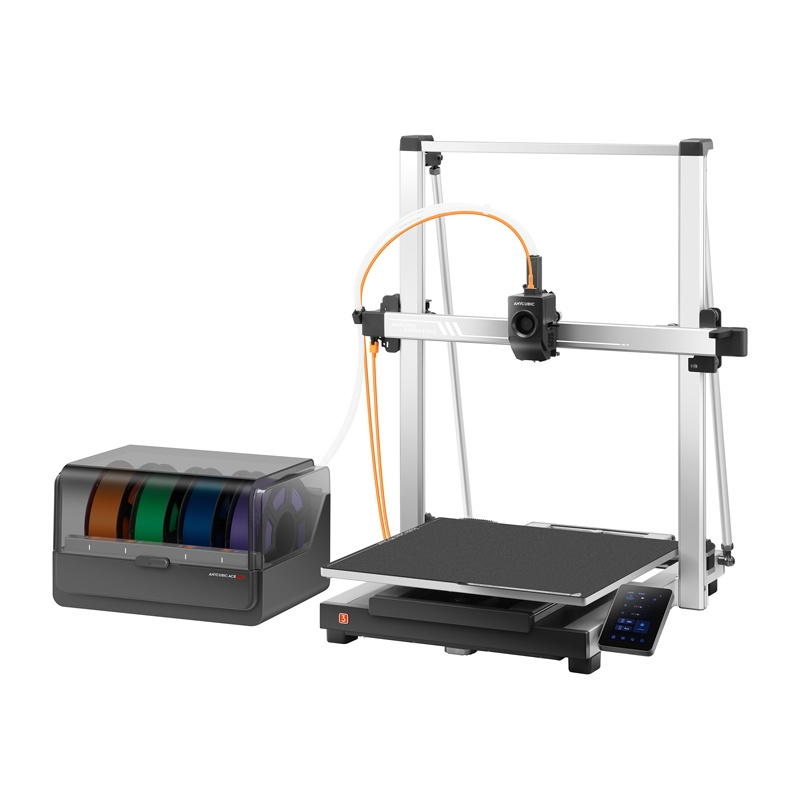 Printer 3D Anycubic Kobra 3 Max, format i madh, me magazinë filamenti, i zi