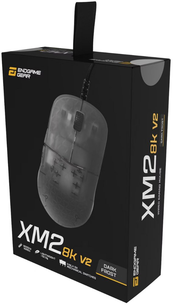 Maus gaming Endgame Gear XM2 8K V2, optik USB, 8000Hz, Dark Frost