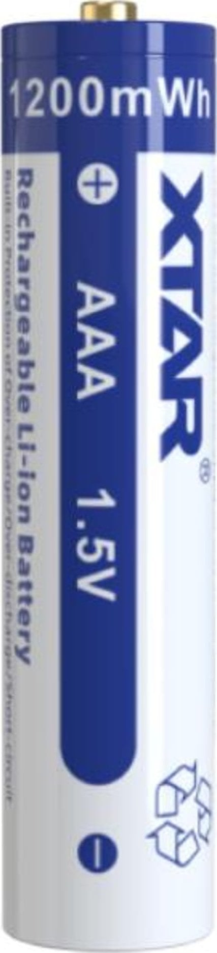 Bateri të rikarikueshme Xtar R03 AAA, 1.5V, 750mAh, paketim 4 copë