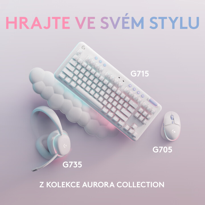 Kufje Logitech G735, të bardha