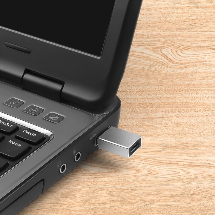 Përshtatës FIXED, USB-C - USB-A 3.0, OTG, i hirtë