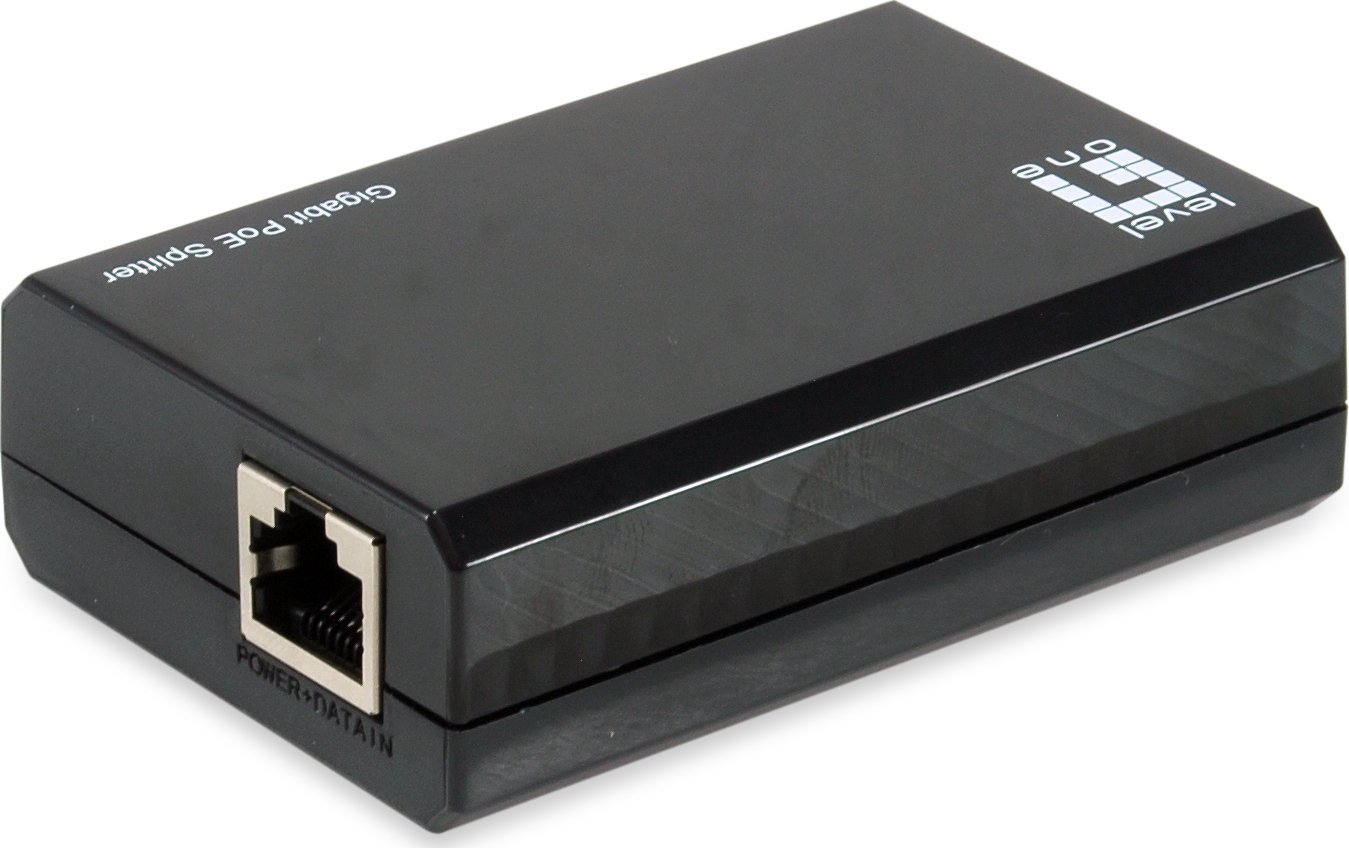 Ndarës PoE LevelOne GEP-2430, Gigabit, USB-C PD 3.0, i zi