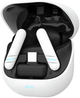 Kufje wireless gaming Trust GXT 409 Oxxie, USB C 2.4 GHz, Bluetooth, të bardha